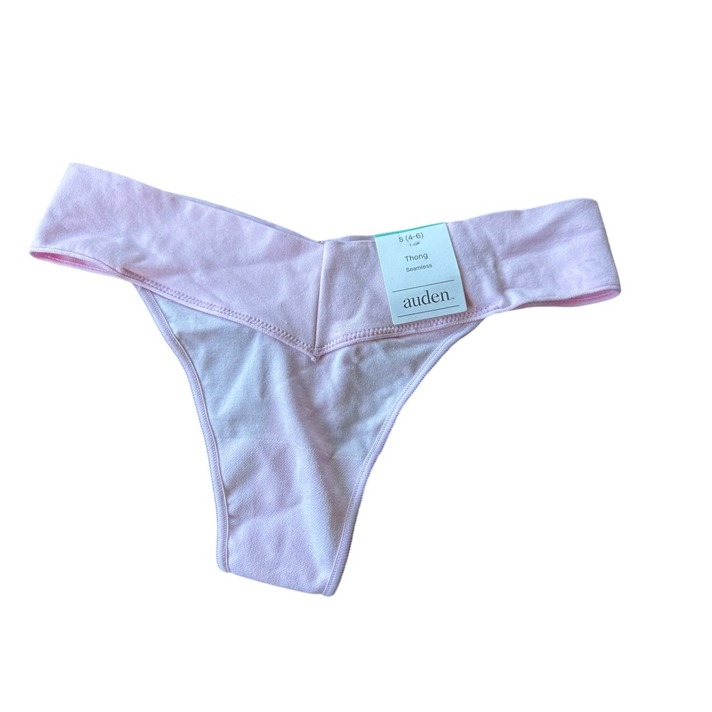 Auden Pink Seamless Thong Panty‎ Underwear Size S 4 6
